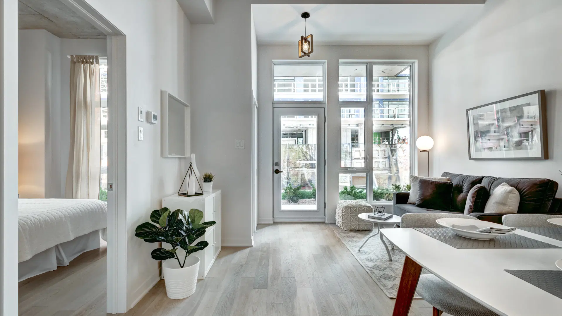 DWELL model unit — living space
